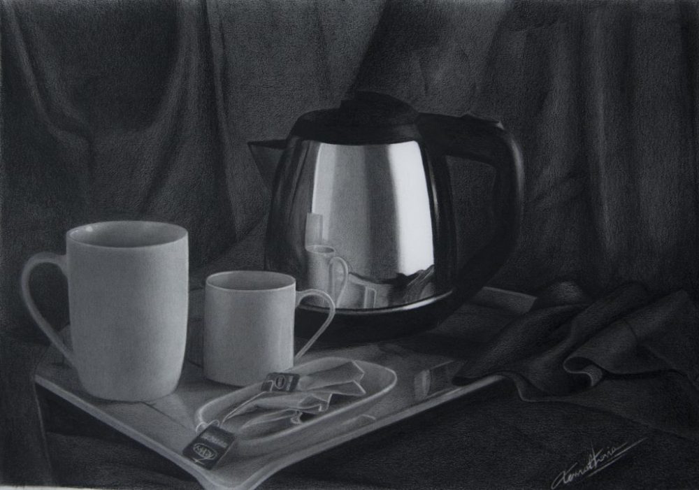 Teapot Sketch – Elise Wong Creations