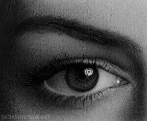 Draw the Eyes of your Pencil Sketch