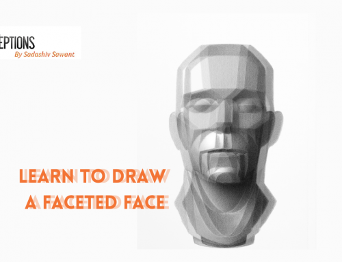 Learn To Draw a Faceted Face Online